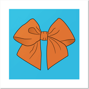 Pumpkin Vector Bow Posters and Art